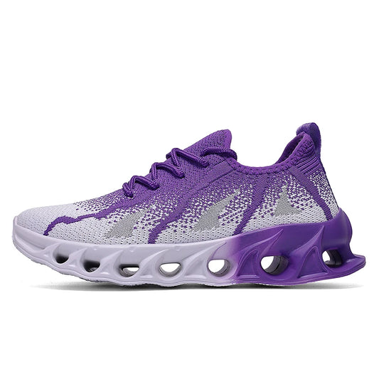 ELUVA Unisex Running Shoes Men Women Lightweight Mesh Breathable Comfortable Flat Soft Tennis Shoes Summer Lace-up Sneakers Man