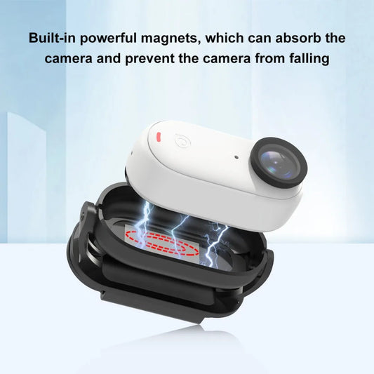 For Insta360 GO3 / GO2 Easy Clip Hat Clip Quick Release Clamp Magnetic Frame Fixed Mount Bracket Thumb Camera Accessories