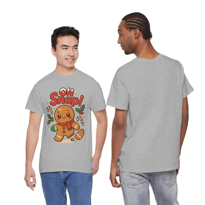 Gingerbread 'Oh Snap!' Holiday T-Shirt