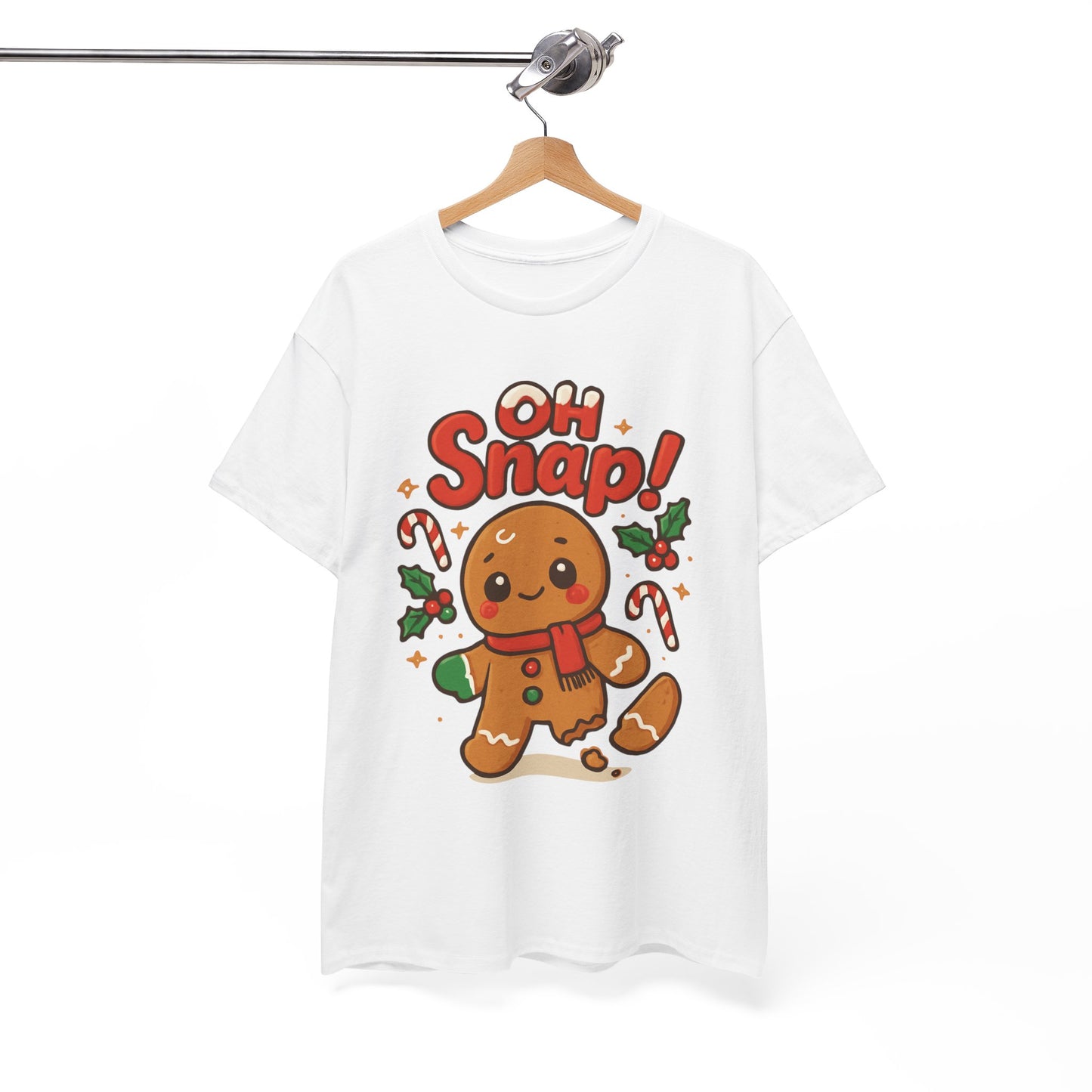 Gingerbread 'Oh Snap!' Holiday T-Shirt