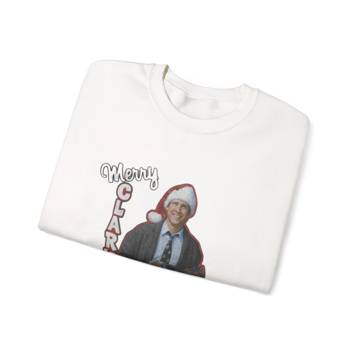 Christmas Crewneck Sweatshirt — 'Merry Clarkmas' Holiday Graphic