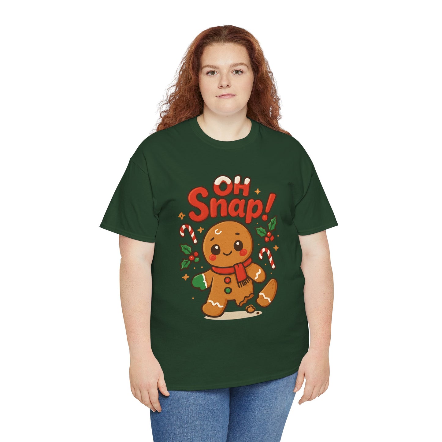 Gingerbread 'Oh Snap!' Holiday T-Shirt