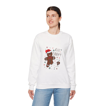 Gingerbread 'Oh Snap!' Sweatshirt – Funny Holiday Christmas Crewneck
