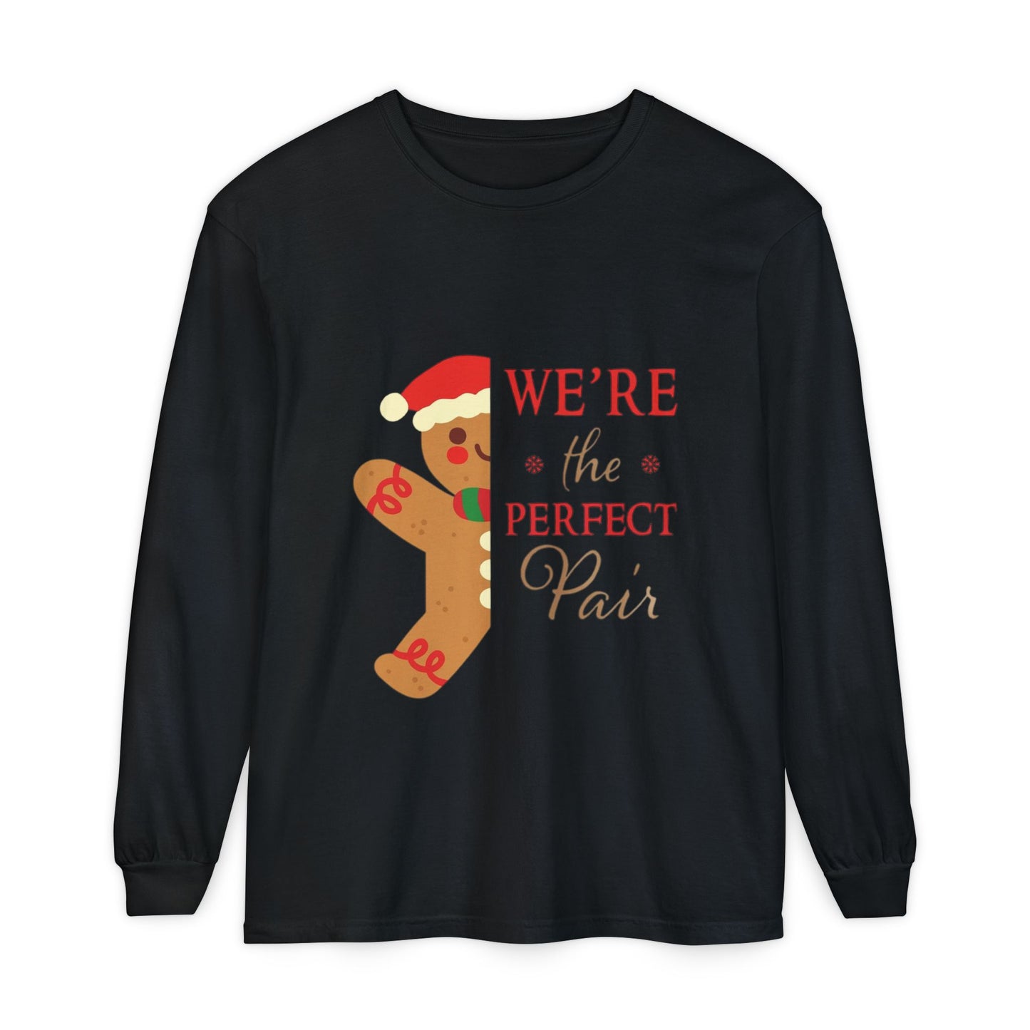 Gingerbread 'We're the Perfect Pair' Long Sleeve T-Shirt