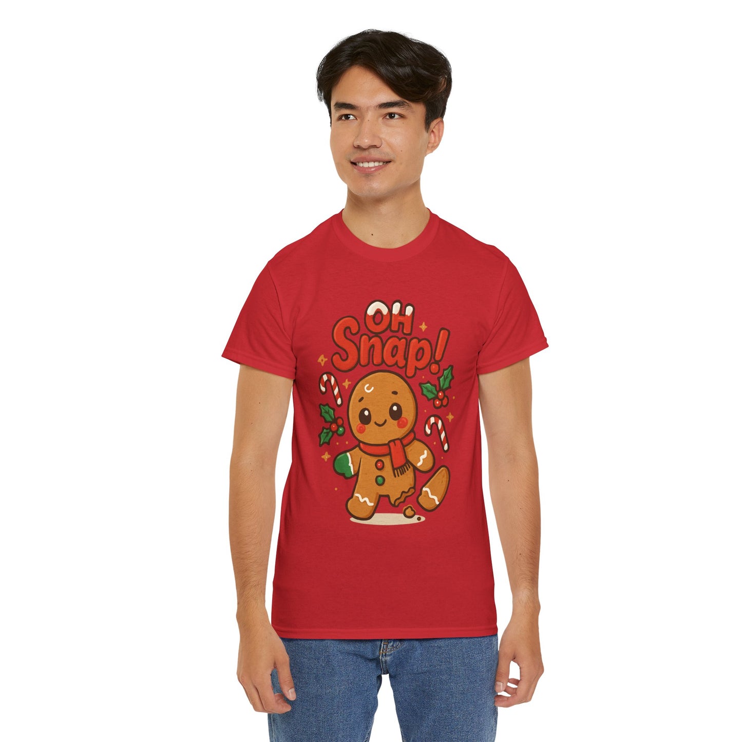 Gingerbread 'Oh Snap!' Holiday T-Shirt