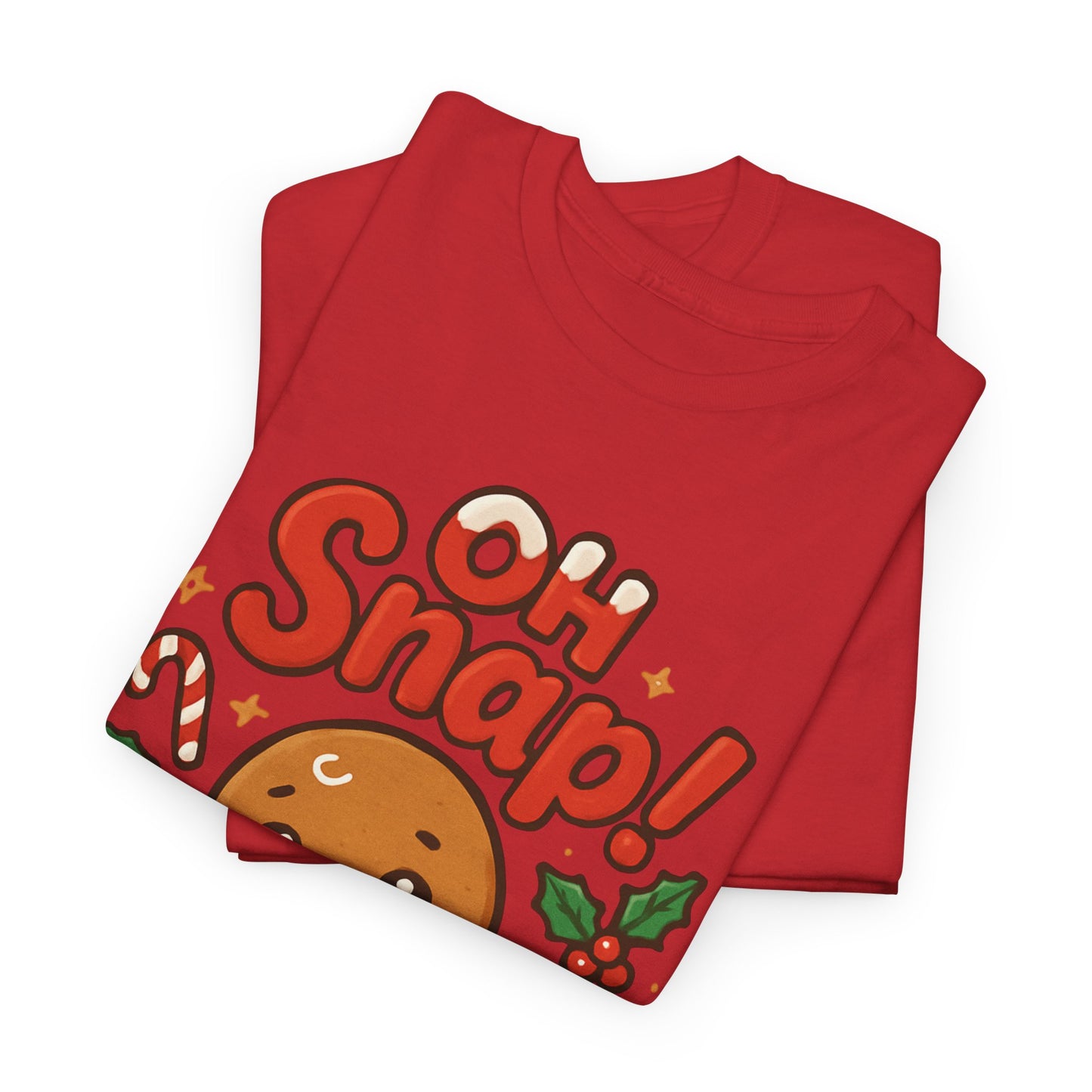 Gingerbread 'Oh Snap!' Holiday T-Shirt