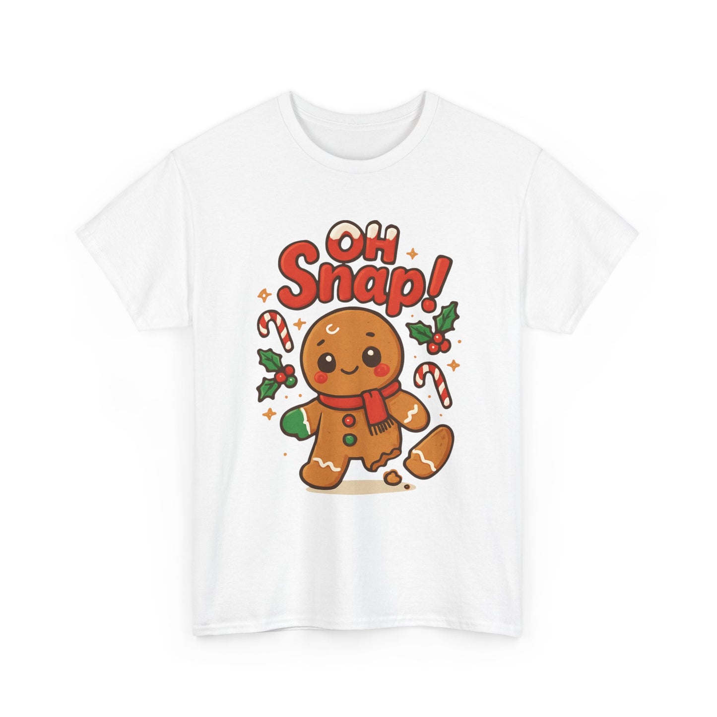 Gingerbread 'Oh Snap!' Holiday T-Shirt