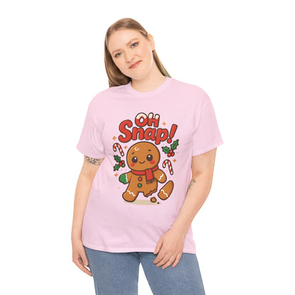 Gingerbread 'Oh Snap!' Holiday T-Shirt