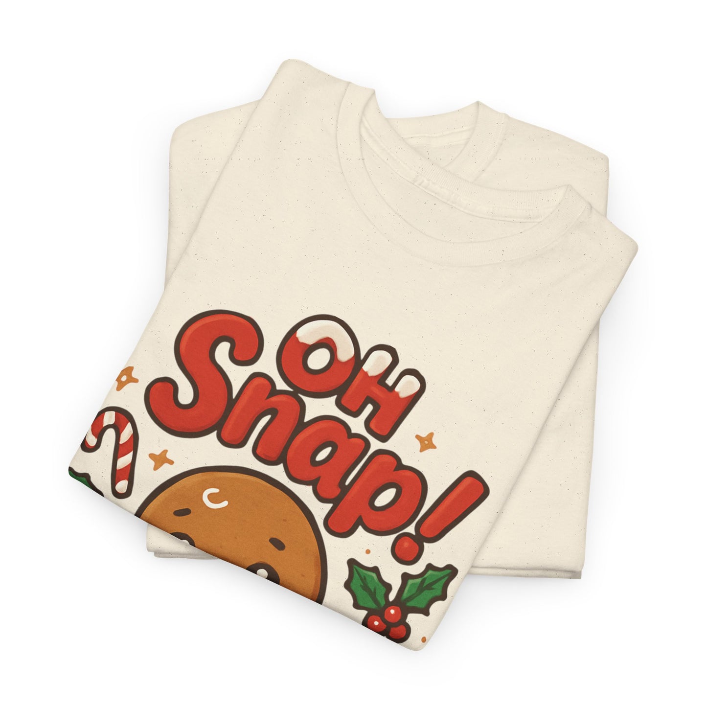 Gingerbread 'Oh Snap!' Holiday T-Shirt