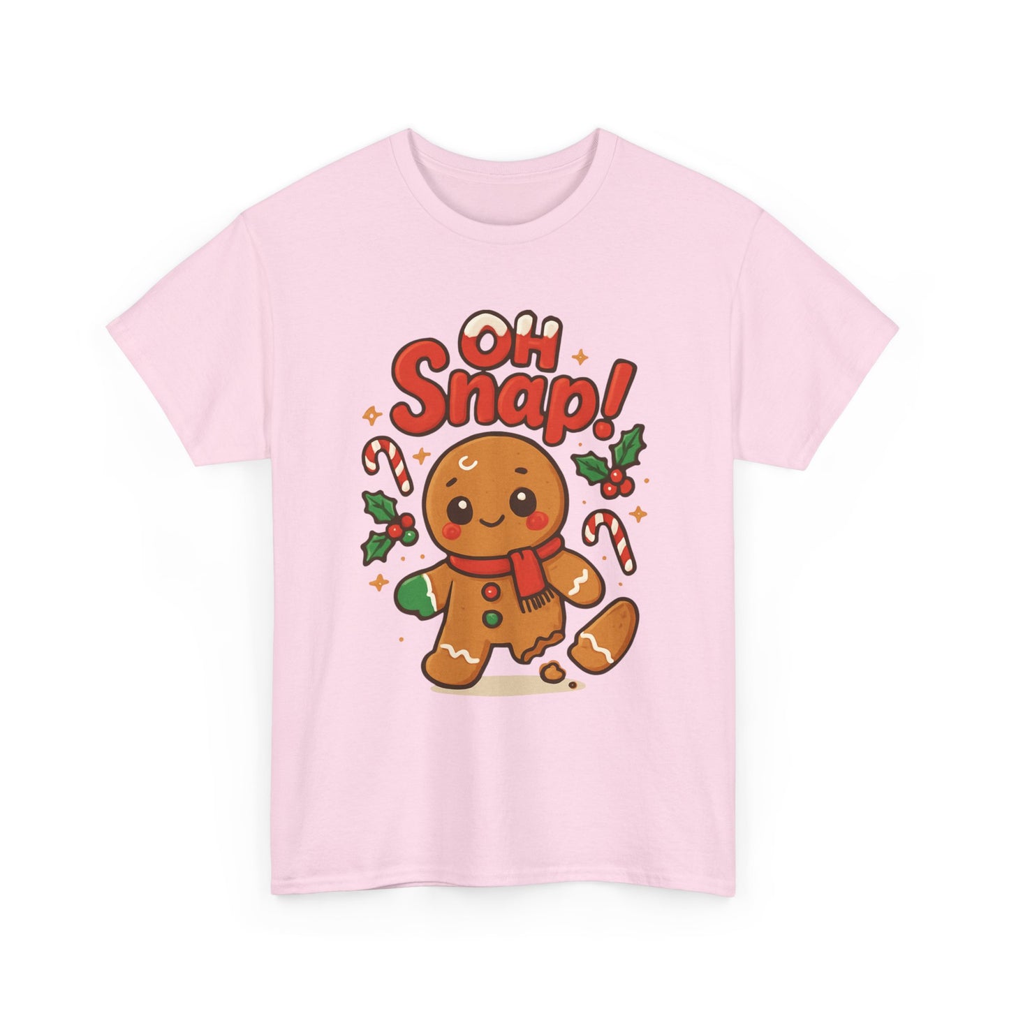 Gingerbread 'Oh Snap!' Holiday T-Shirt