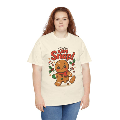 Gingerbread 'Oh Snap!' Holiday T-Shirt