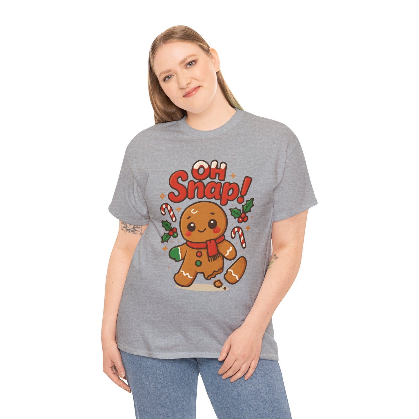 Gingerbread 'Oh Snap!' Holiday T-Shirt