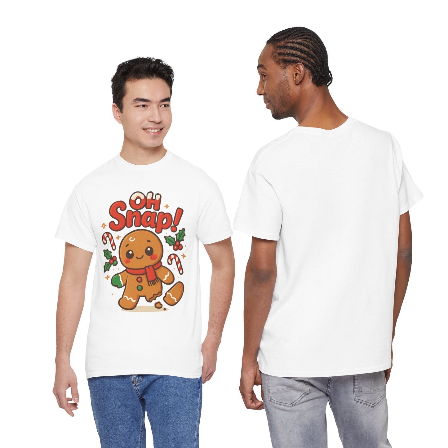 Gingerbread 'Oh Snap!' Holiday T-Shirt