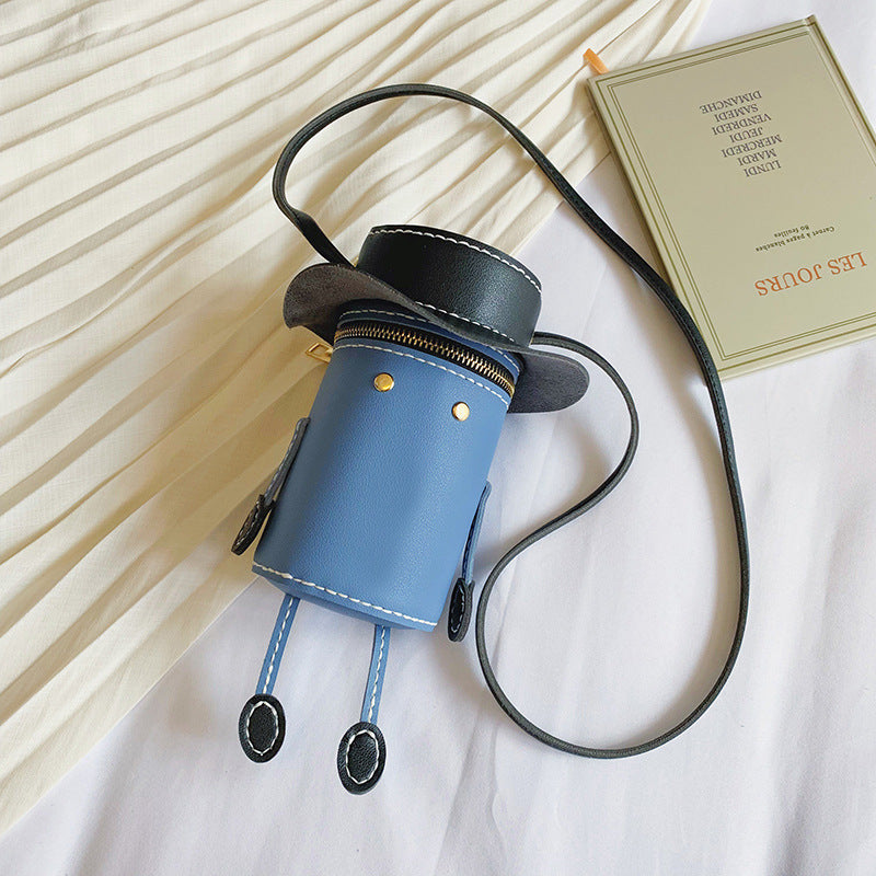 New Self-Made Diy Material Bag Woven Student Wild Shoulder Bag Ins Bag Diagonal Villain Bag