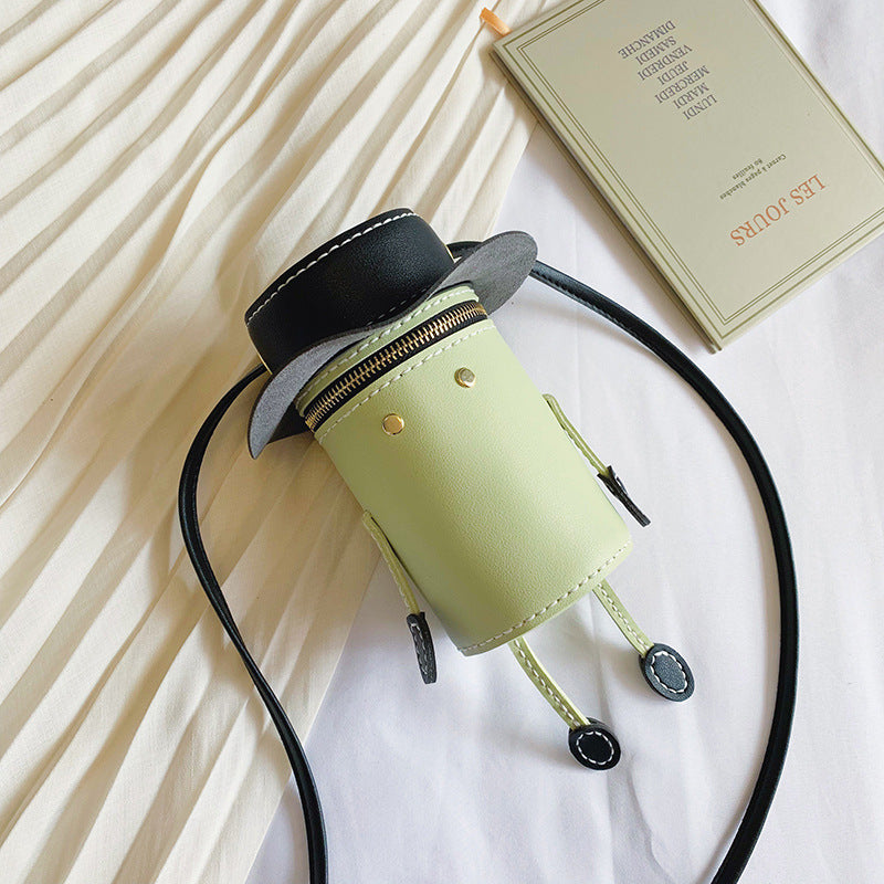 New Self-Made Diy Material Bag Woven Student Wild Shoulder Bag Ins Bag Diagonal Villain Bag