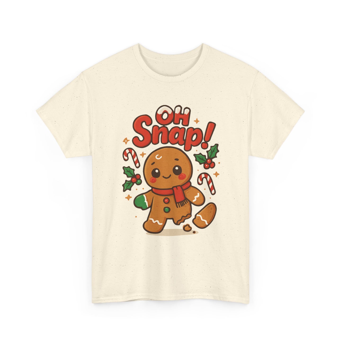 Gingerbread 'Oh Snap!' Holiday T-Shirt