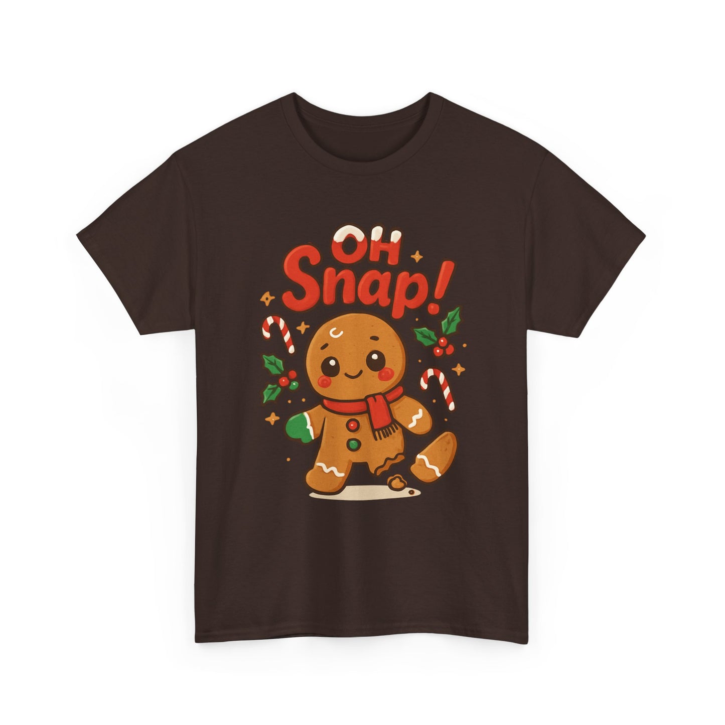 Gingerbread 'Oh Snap!' Holiday T-Shirt