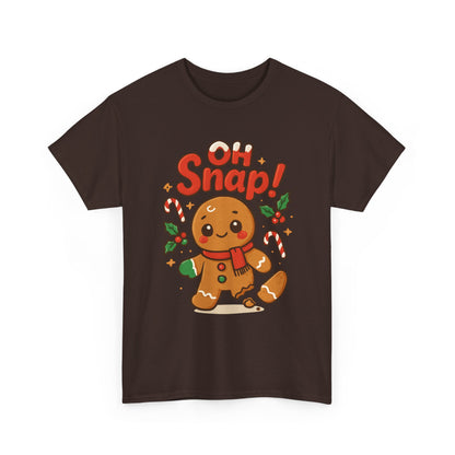 Gingerbread 'Oh Snap!' Holiday T-Shirt