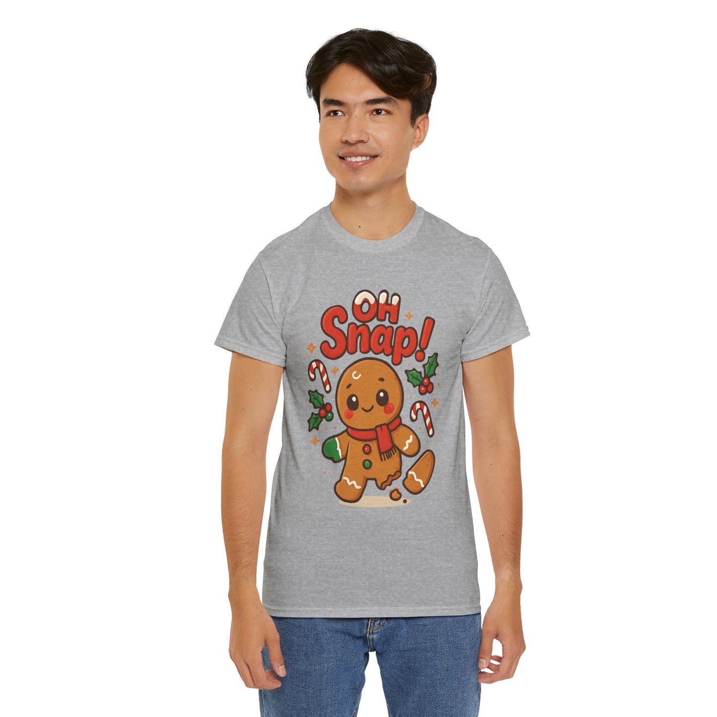Gingerbread 'Oh Snap!' Holiday T-Shirt