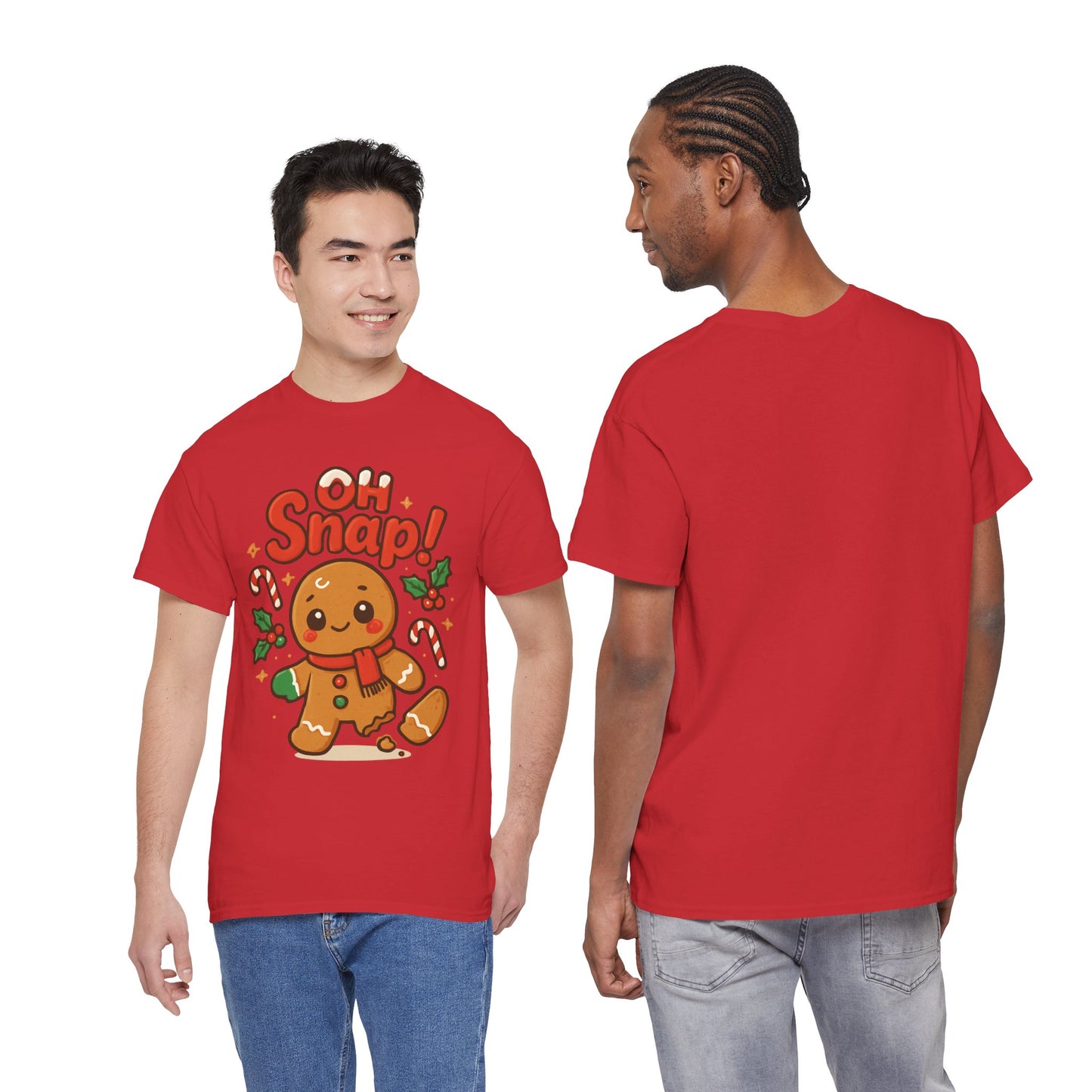 Gingerbread 'Oh Snap!' Holiday T-Shirt