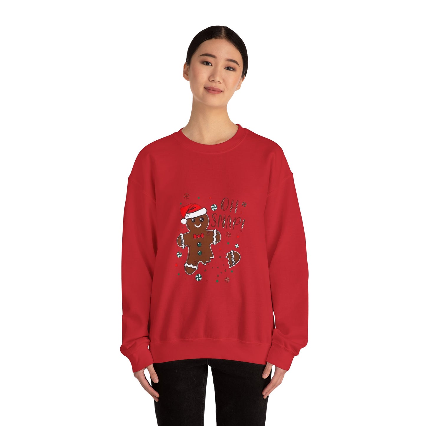 Gingerbread 'Oh Snap!' Sweatshirt – Funny Holiday Christmas Crewneck