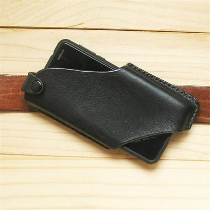 Outdoor Belt Mobile Phone Protective Leather Case