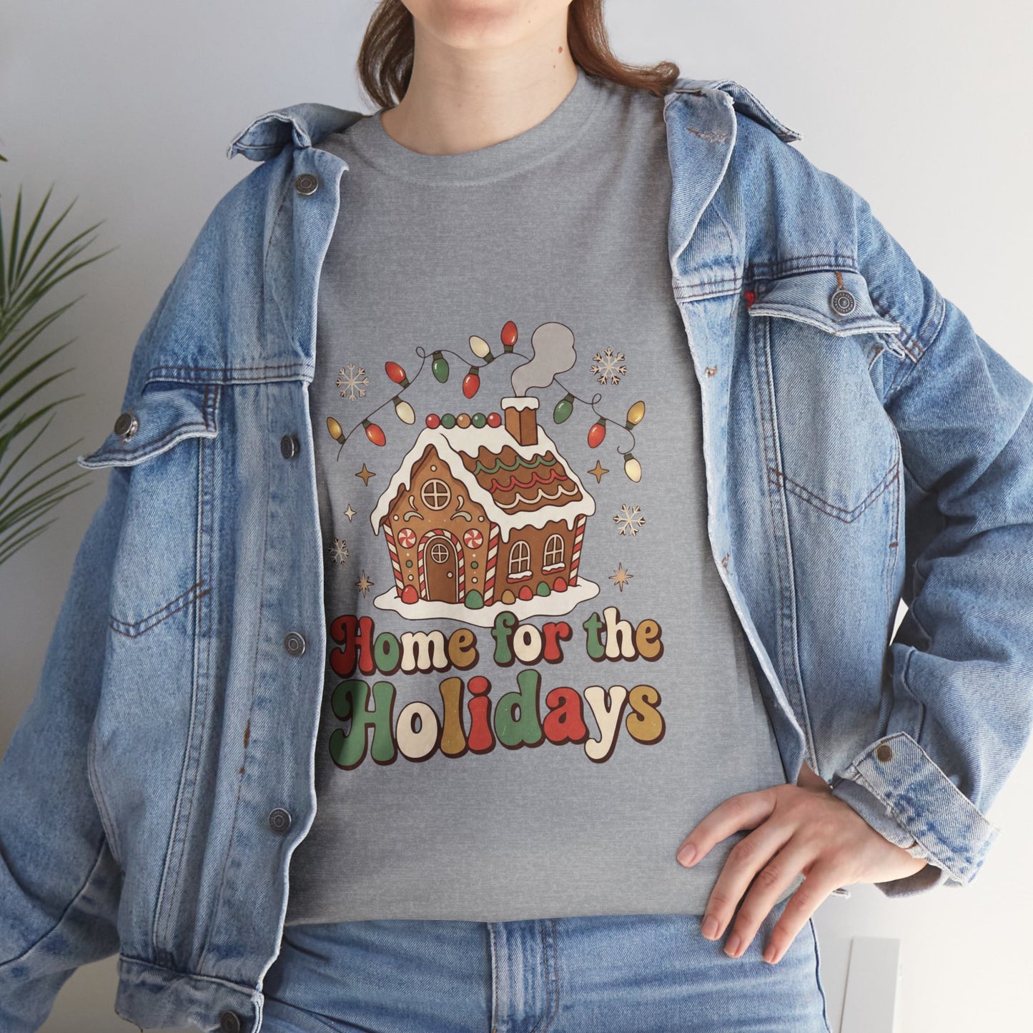 Holiday Gingerbread 'Home for the Holidays' Tee