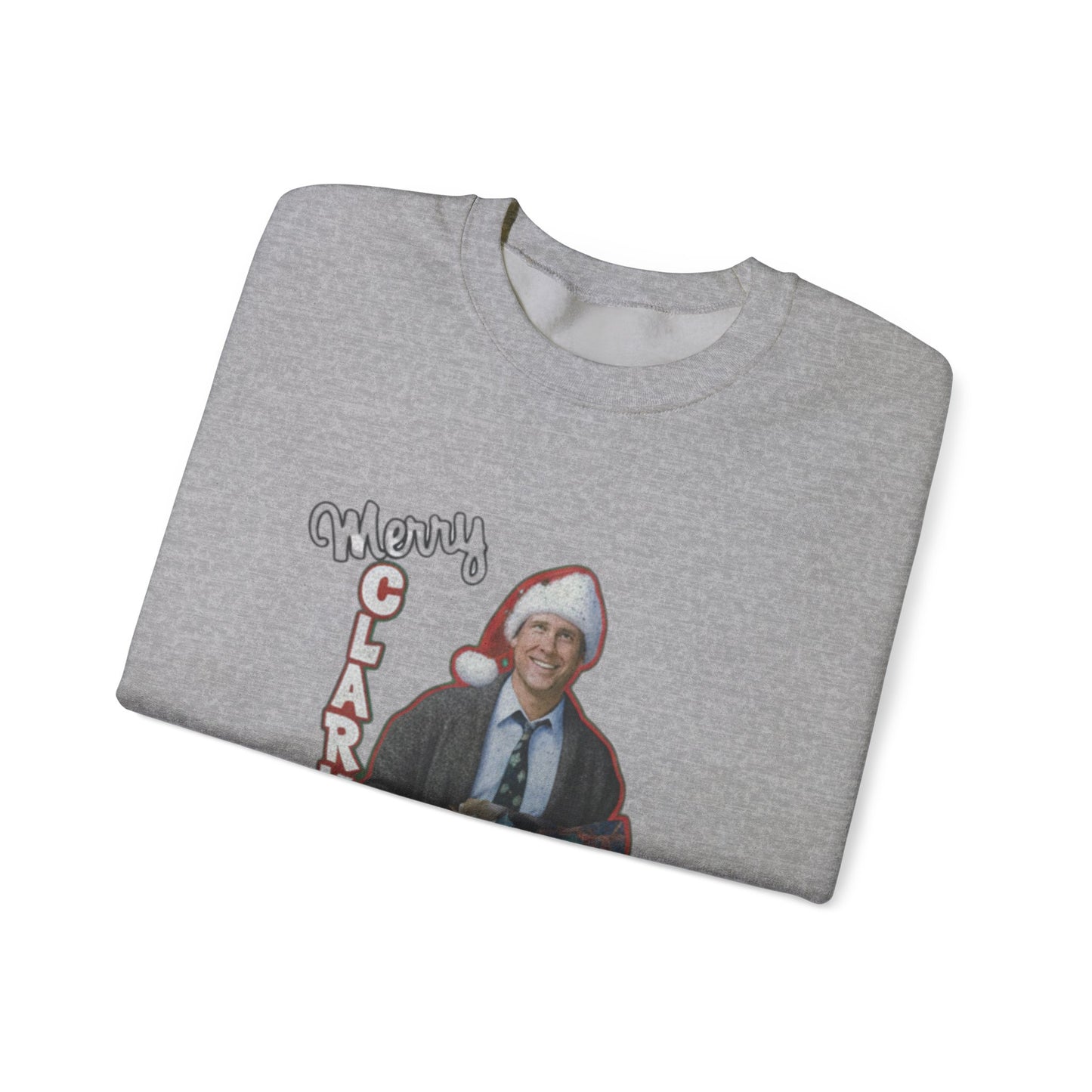 Christmas Crewneck Sweatshirt — 'Merry Clarkmas' Holiday Graphic