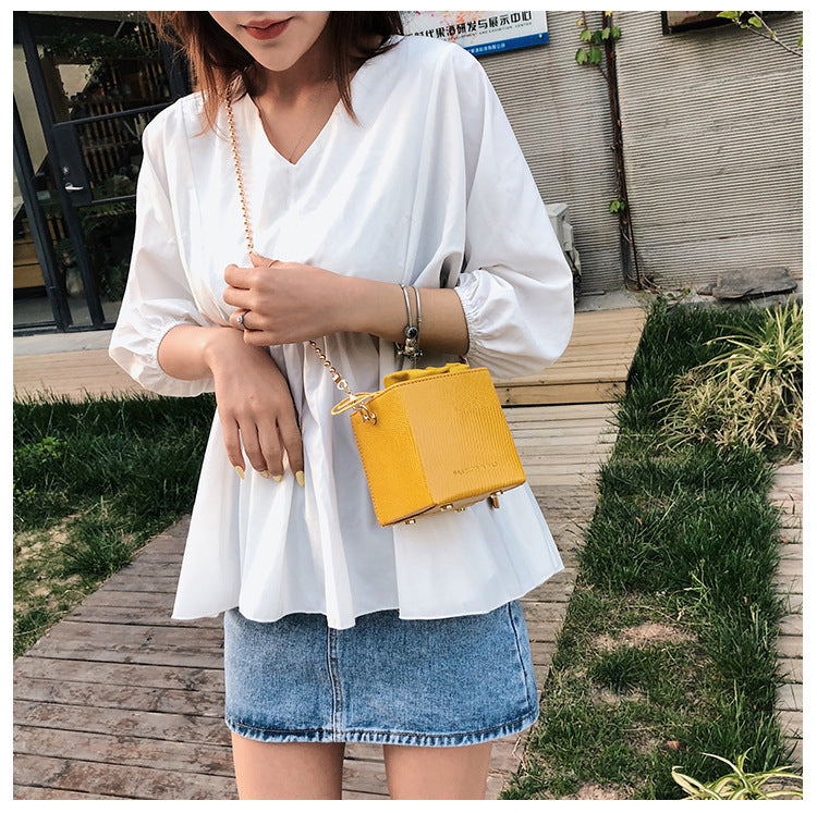 Women's bags new pumping bucket bag