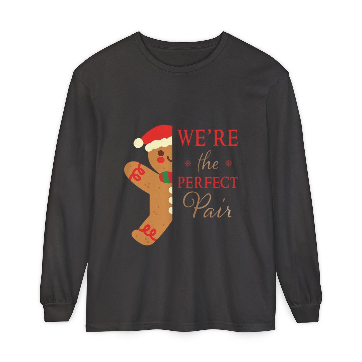 Gingerbread 'We're the Perfect Pair' Long Sleeve T-Shirt