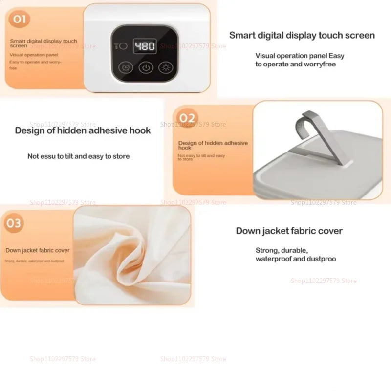 Remote Control Portable Electric Clothes Dryer