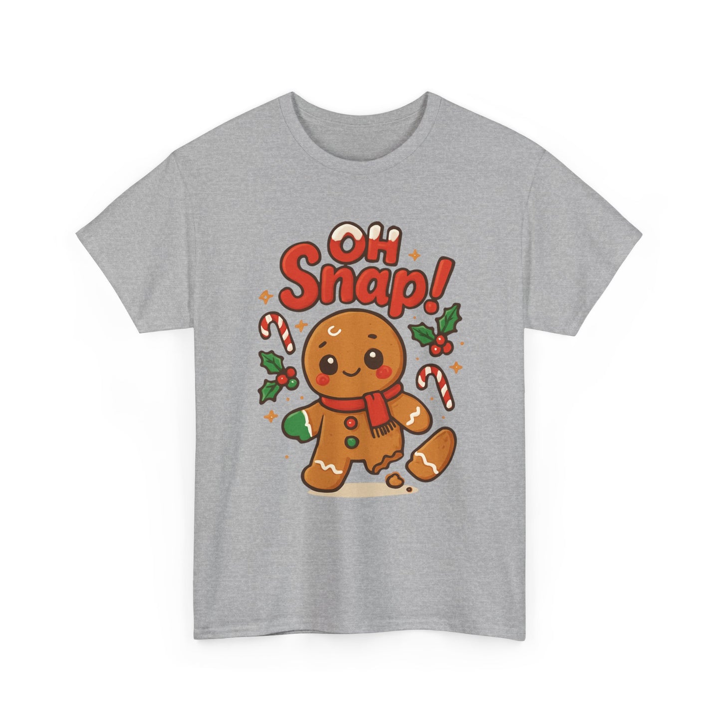 Gingerbread 'Oh Snap!' Holiday T-Shirt