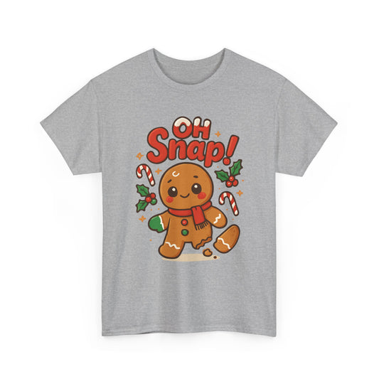 Gingerbread 'Oh Snap!' Holiday T-Shirt