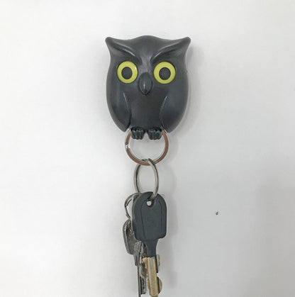 Night Owl Magnetic Wall Key Holder Wall Magnets Keep Keychains Hooks