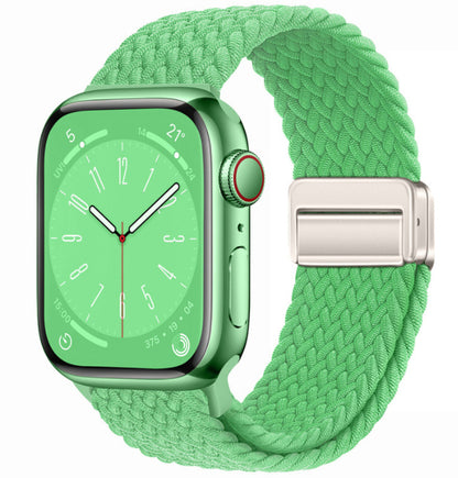 Magnetic Buckle Woven Loop Integrated Strap