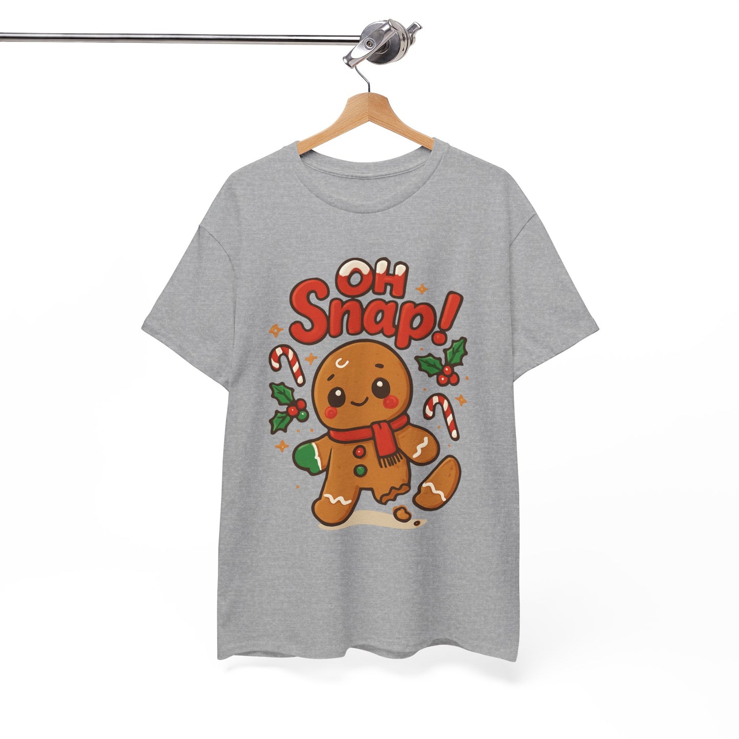 Gingerbread 'Oh Snap!' Holiday T-Shirt