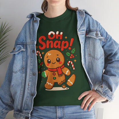 Gingerbread 'Oh Snap!' Holiday T-Shirt