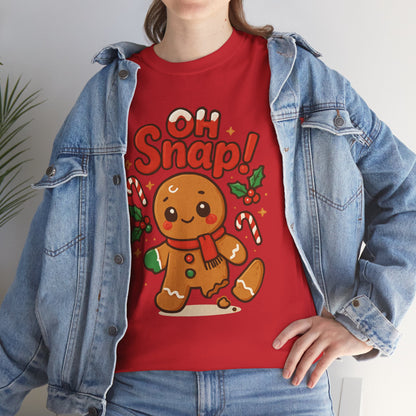 Gingerbread 'Oh Snap!' Holiday T-Shirt