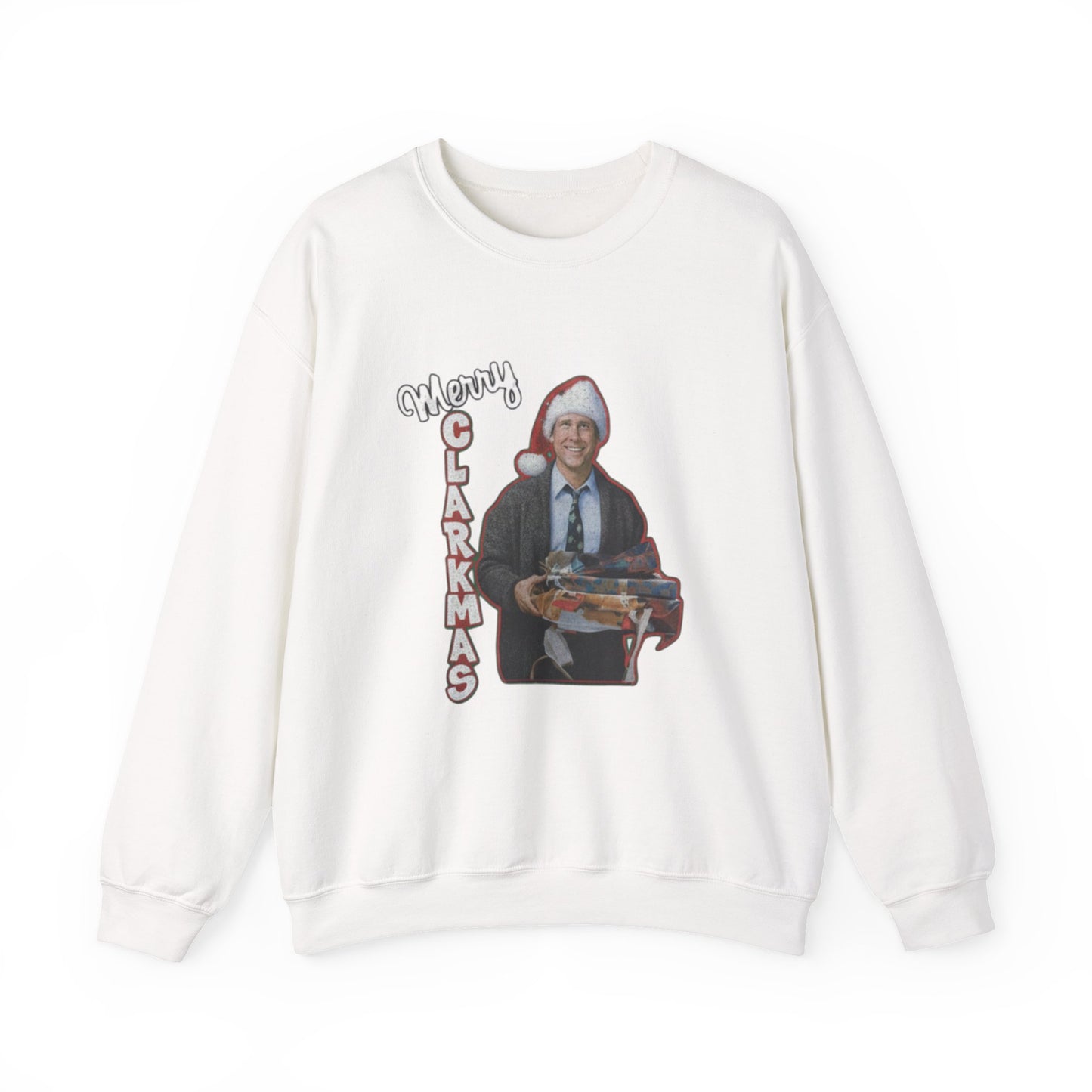 Christmas Crewneck Sweatshirt — 'Merry Clarkmas' Holiday Graphic