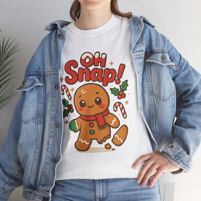 Gingerbread 'Oh Snap!' Holiday T-Shirt