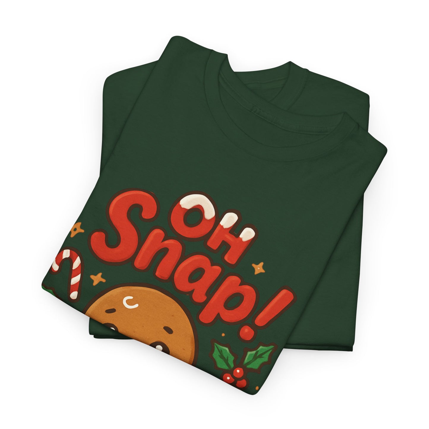 Gingerbread 'Oh Snap!' Holiday T-Shirt