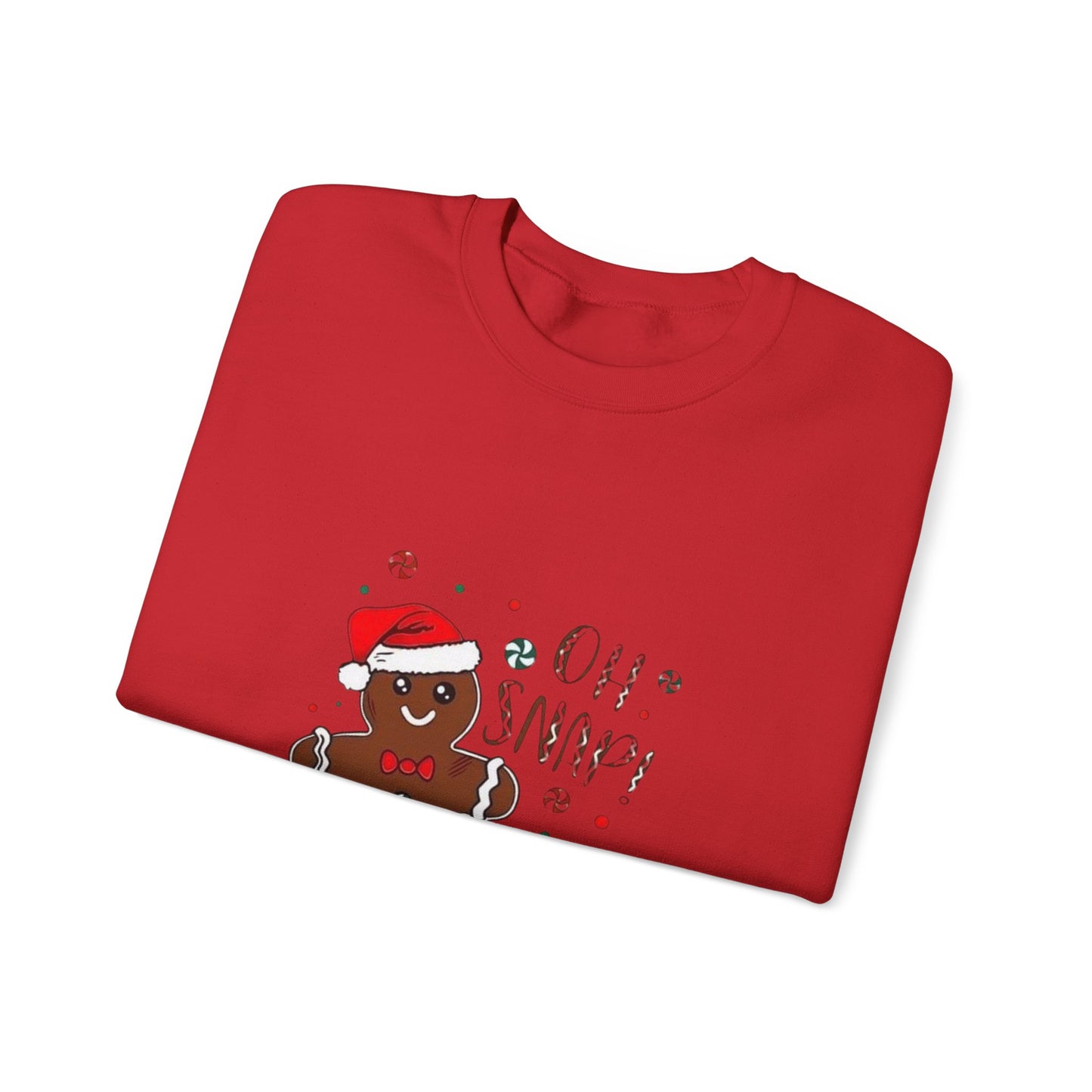 Gingerbread 'Oh Snap!' Sweatshirt – Funny Holiday Christmas Crewneck
