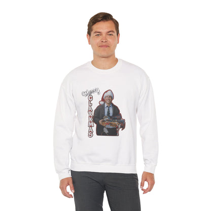 Christmas Crewneck Sweatshirt — 'Merry Clarkmas' Holiday Graphic