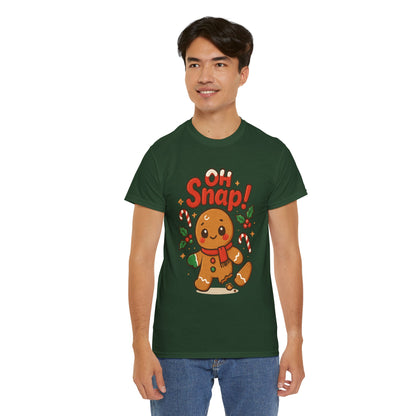 Gingerbread 'Oh Snap!' Holiday T-Shirt