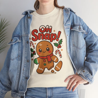 Gingerbread 'Oh Snap!' Holiday T-Shirt
