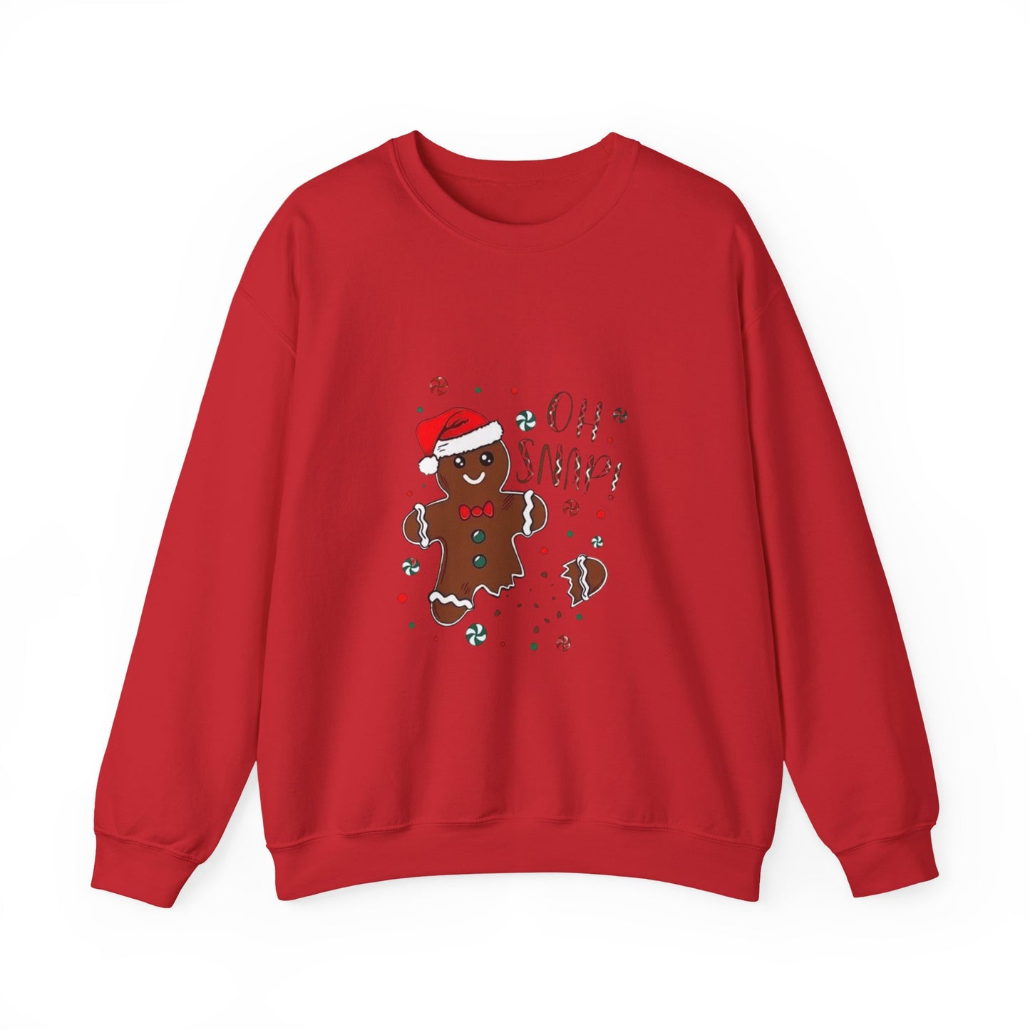 Gingerbread 'Oh Snap!' Sweatshirt – Funny Holiday Christmas Crewneck