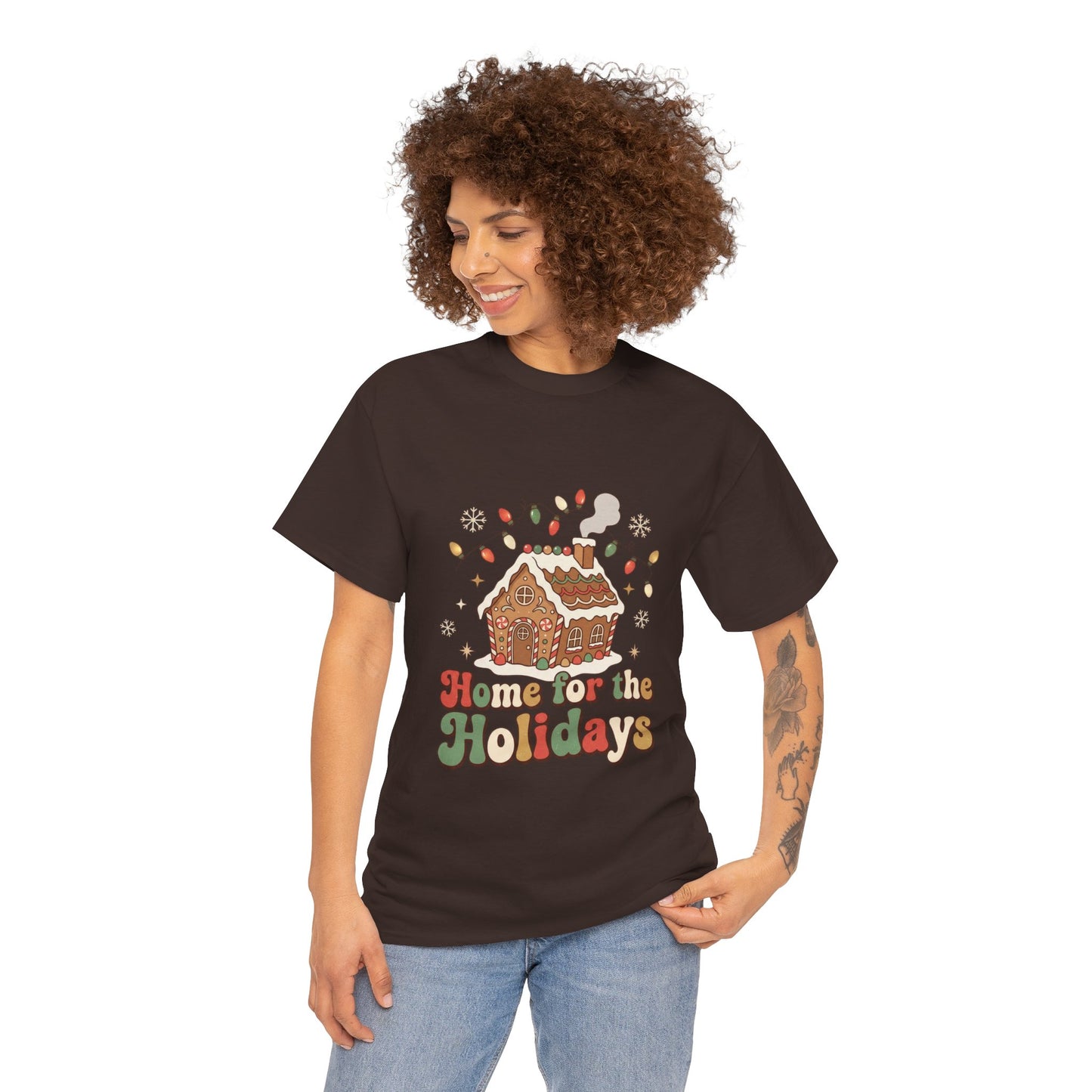 Holiday Gingerbread 'Home for the Holidays' Tee