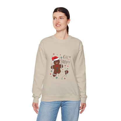 Gingerbread 'Oh Snap!' Sweatshirt – Funny Holiday Christmas Crewneck