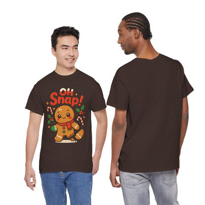 Gingerbread 'Oh Snap!' Holiday T-Shirt