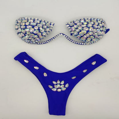 Fancy Diamond Bikini Sew Diamonds